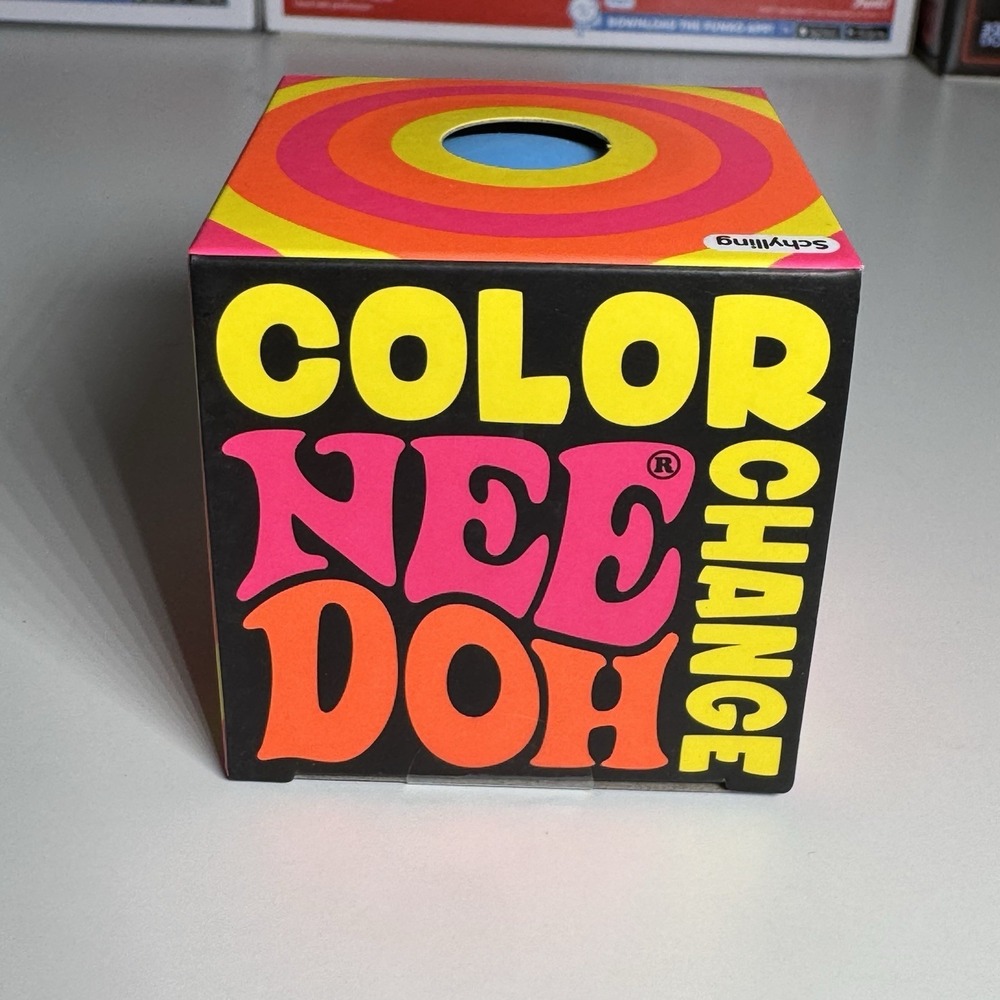NEW!! NeeDoh Color Change Stress Reliever Squeeze Ball | Schylling | Blue